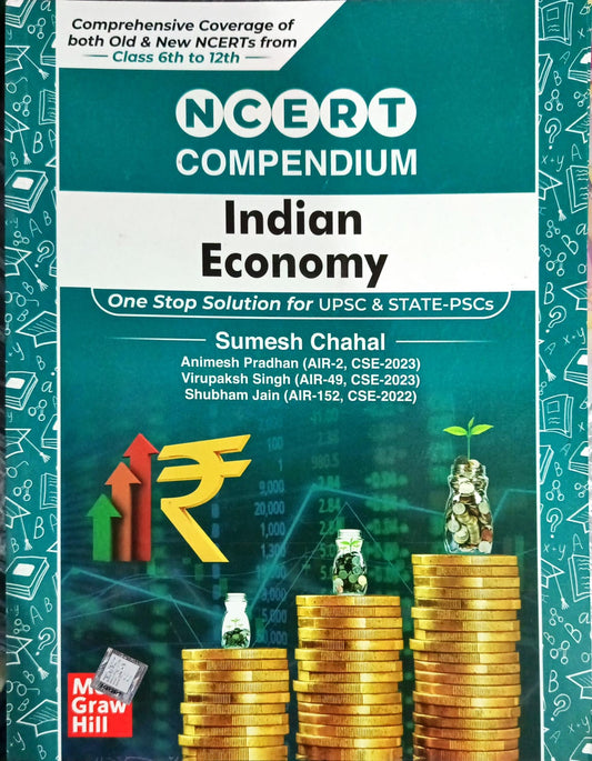 NCERT COMPENDIUM INDIAM ECONONY One Stop Solution For UPSC & State- PSCs By Sumesh Chachal  Mc Grew Hill