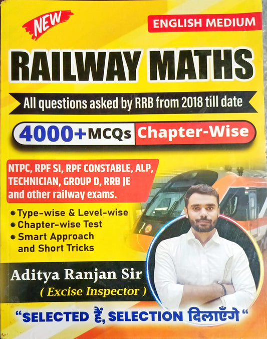 Railway Maths All Question asked By RRB From 2018 Till Date NTPC , RPS, SI, RPS, CONSITABLE , ALP,TECHNICIAN , GROUP D, RRB JE, And Others Railway Exams Aditya Ranjan Sir